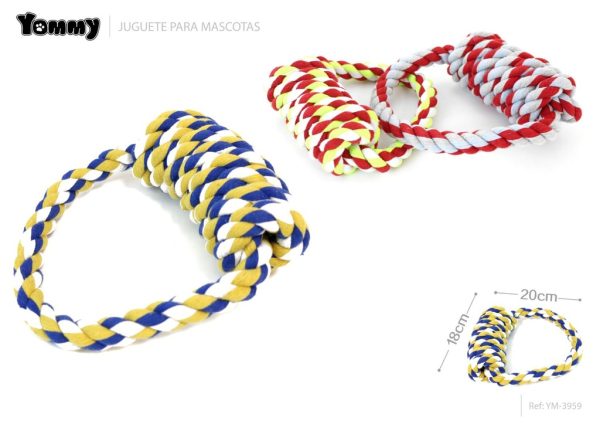 Juguete de cuerda para mascotas 20*18cm - Ratón en círculo