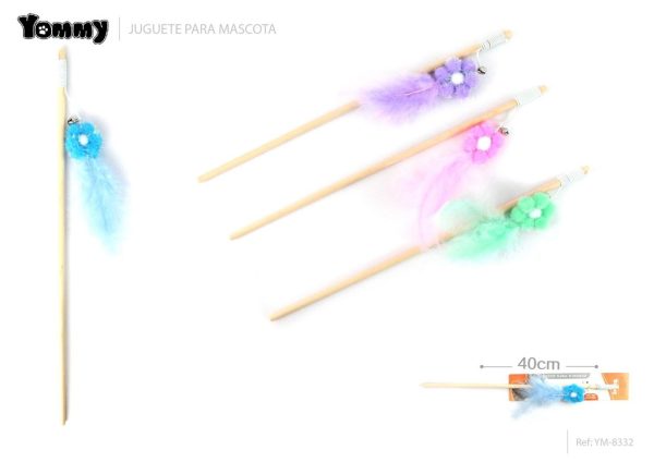 Juguete de flor para gatos 40cm - Juguetes para gatos