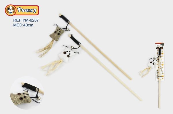 Juguete de gato "Cuerda de paja" 40 cm - Juguetes para gatos