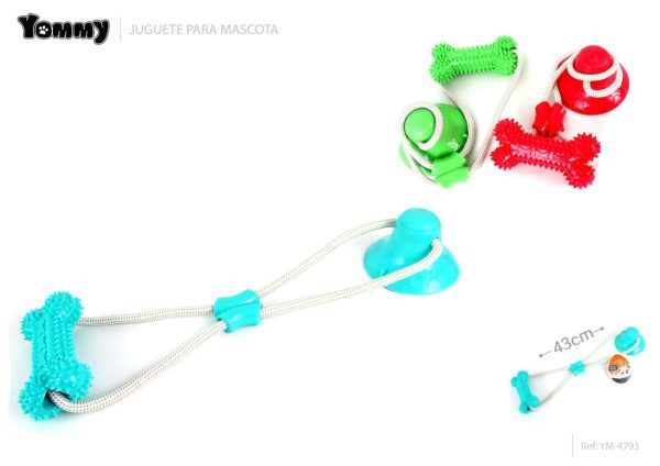 Juguete de goma 43cm - Accesorios para mascotas