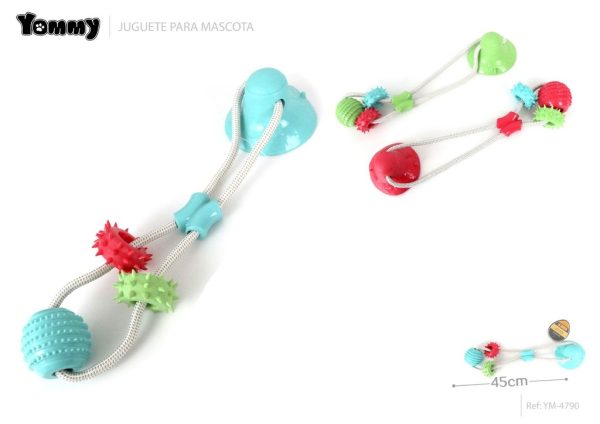 Juguete de goma con forma de linterna 45cm - Accesorios para mascotas