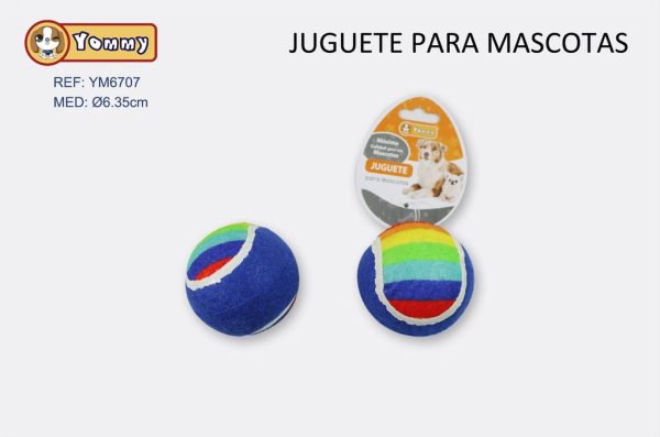 Juguete de goma con silbido 6.35 cm (rubber) - Artículos para mascotas