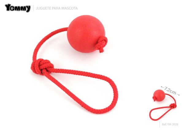 Juguete de goma macizo 7.2 cm - Juguetes para mascotas