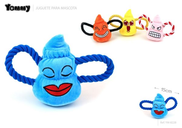 Juguete de peluche para mascotas 15x15cm - Accesorios y productos para mascotas