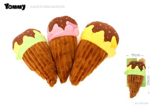 Juguete de peluche para mascotas estampado de 20*11 cm - Juguete de felpa