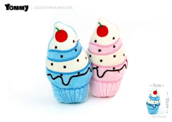 Juguete de peluche pastel 12x7 - Juguetes para mascotas
