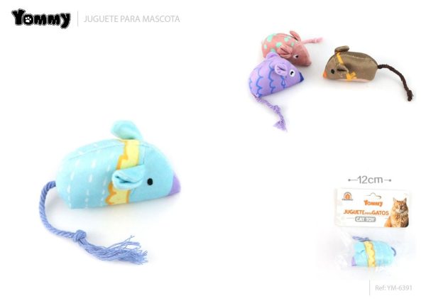Juguete de ratón con catnip para gato 12 cm - Accesorios para mascotas - Imagen 2