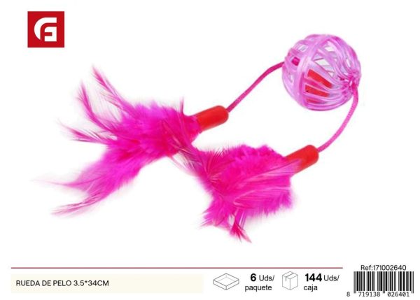Juguete de rueda para mascotas 3.5*34cm - Artículos para mascotas