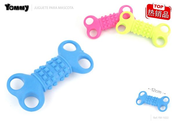 Juguete duro de cuatro agujeros 12 cm - Juguetes para mascotas