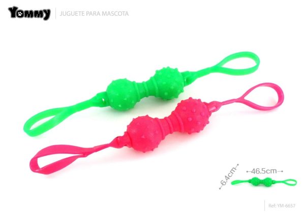 Juguete interactivo TPR 46.5x6.4 cm - Juguete para mascotas