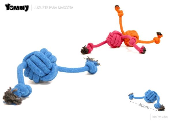 Juguete nudo bola 40CM - Juguetes para mascotas