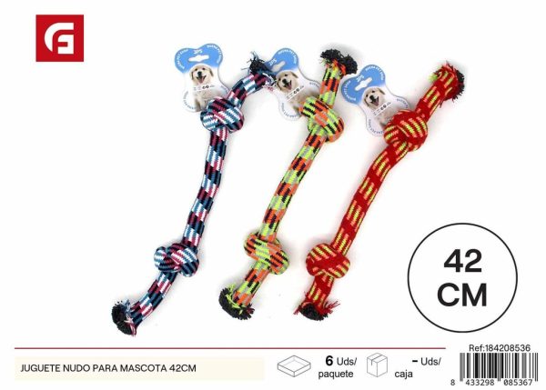 Juguete nudo para mascota 42 cm - Artículos para mascotas