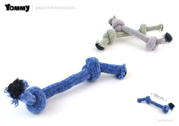 Juguete nudo para mascotas 18 cm - Accesorios y juguetes para mascotas