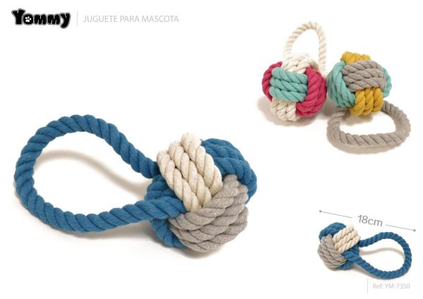 Juguete nudo para mascotas 18cm - Juguetes para mascotas