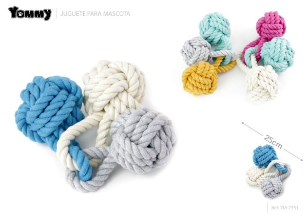 Juguete nudo para mascotas 25 cm - Juguetes para mascotas