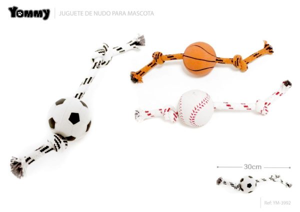 Juguete nudo para mascotas 30 cm - Juguete para mascotas