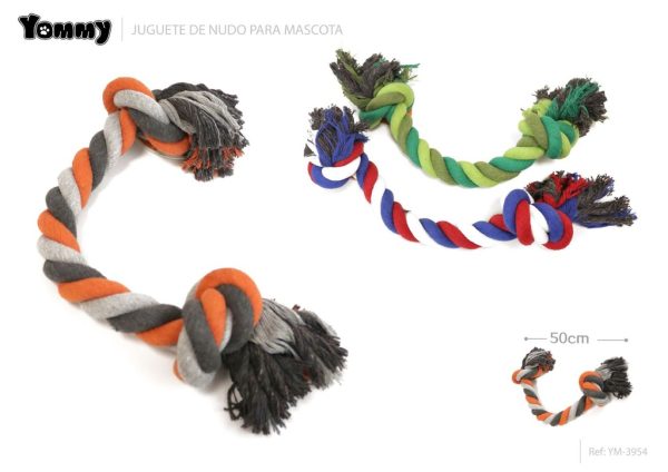 Juguete nudo para mascotas 50cm - Juguetes para mascotas
