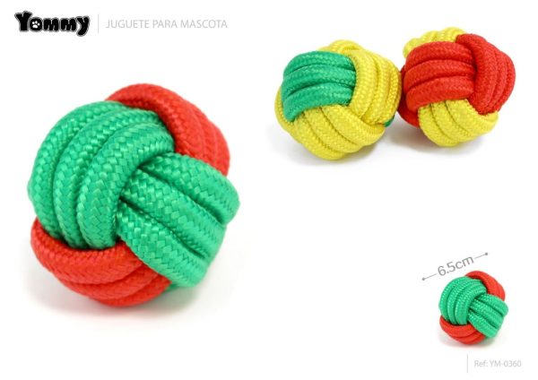 Juguete nudo para mascotas 6.5 cm - Artículos para mascotas