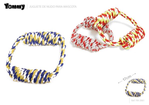 Juguete nudo para mascotas 6x17 cm - Accesorios para mascotas