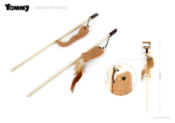 Juguete para gato 40 cm - Juguetes para mascotas - Imagen 3
