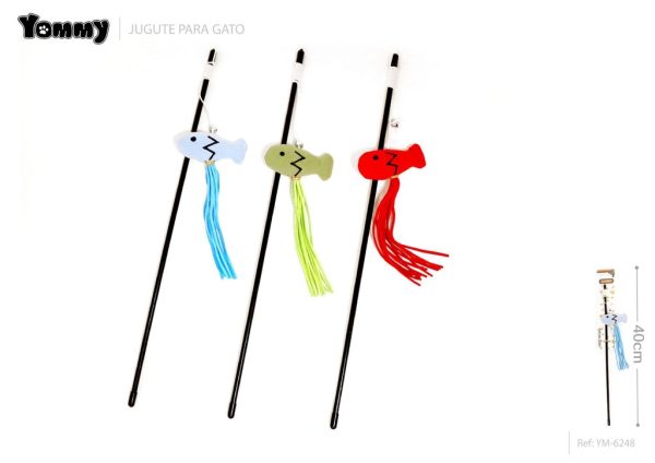 Juguete para gato 40cm para entretenimiento de mascotas