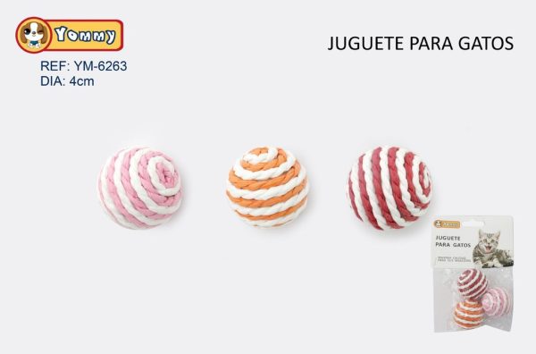 Juguete para gato 4cm para diversión de mascotas