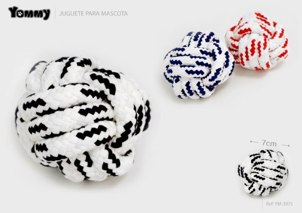 Juguete para gato bola con cuerda 7cm - Juguetes para gatos