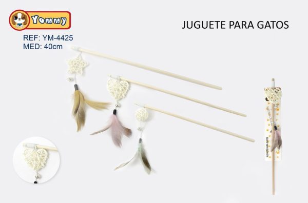 Juguete para gato en forma de bola de mimbre 40cm - Juguetes para gatos
