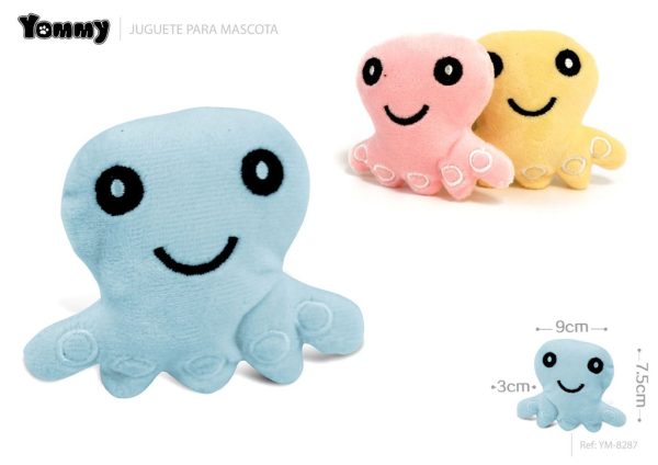 Juguete para gato pulpo sonriente (9*3*7.5 cm) - Juguetes para gatos