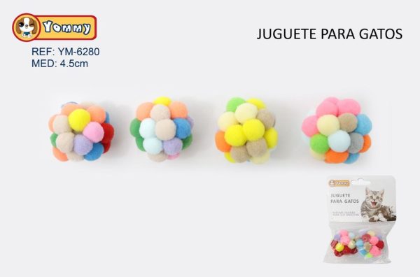 Juguete para gatos 4.5cm para entretenimiento y diversión