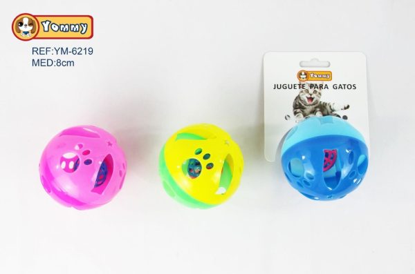 Juguete para gatos campana 8cm para mascotas
