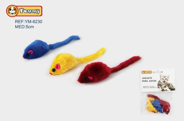 Juguete para gatos ratón 5 cm - Juguetes para gatos
