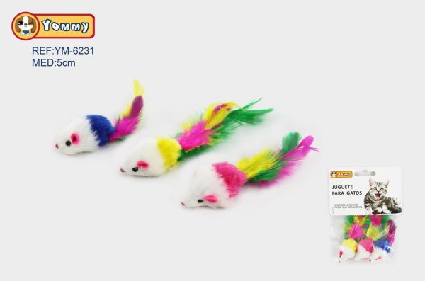 Juguete para gatos ratón de 5CM - Juguete para gatos