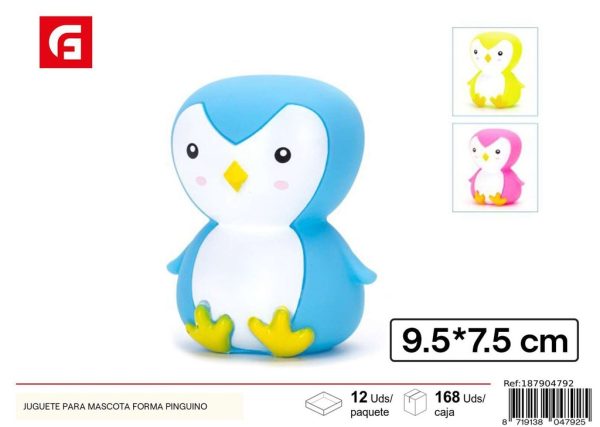 Juguete para mascota forma pingüino 9,5*7,5cm - Accesorios para mascotas