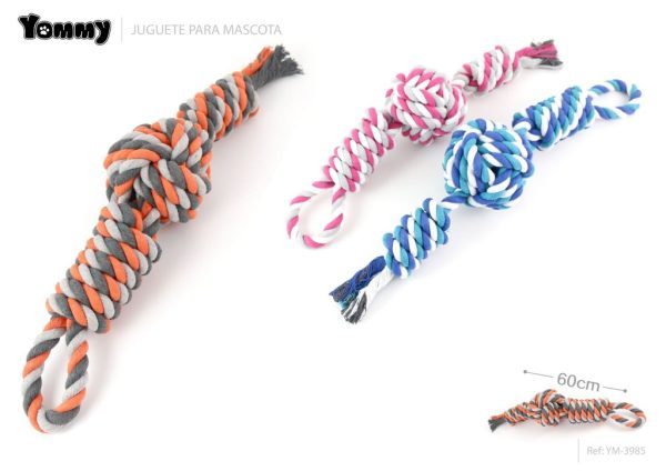Juguete para mascotas con bola 60 cm, Accesorios para mascotas