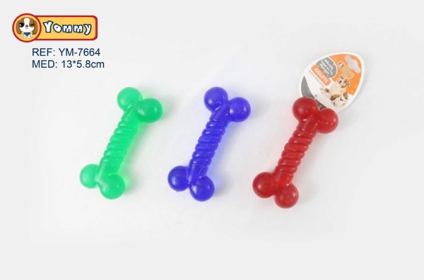 Juguete para mascotas de TPR 13x5.8cm para perros