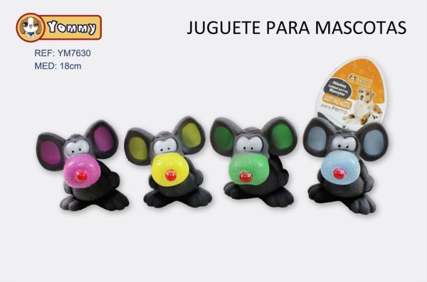 Juguete para mascotas en forma de ratón 9x7.5cm - Juguetes para mascotas