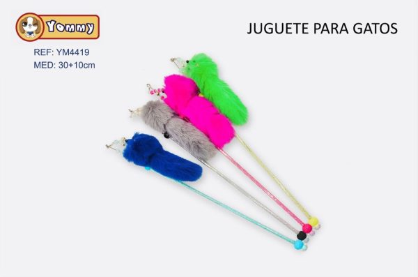 Juguete ratón para gato 30cm+10cm - Juguetes para gatos