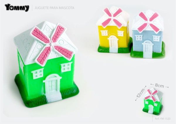 Juguete vinilo casita 7*6*9cm - Juguetes para mascotas