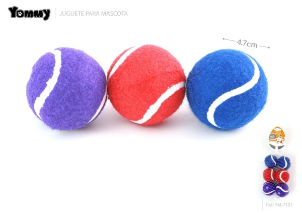 Juguetes de bolas 4.7cm (paquete de 6) - Juguetes para mascotas