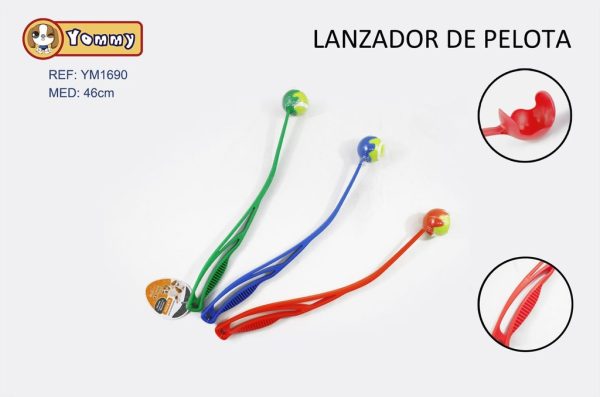 Lanzador de pelotas tamaño M 46 cm - Juguetes para mascotas