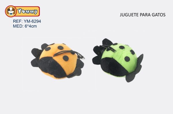 Mariquita para mascotas 6x4cm - Accesorios para gatos