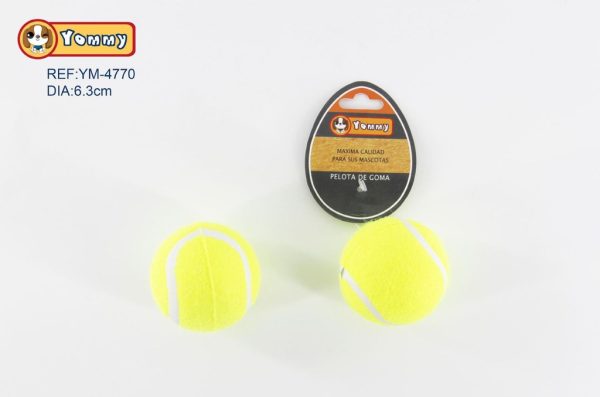 Pelota de goma verde 6.4 cm - Juguetes para mascotas