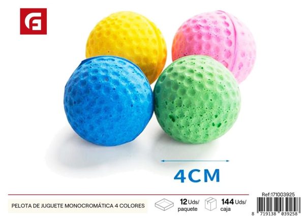 Pelota de juguete monocromática para mascotas 4 colores - Juguetes para perros