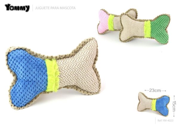 Plush para mascotas en forma de hueso 23*15 cm - Juguetes para mascotas
