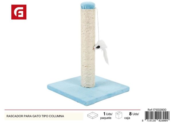 Rascador para gato tipo columna - Accesorios para mascotas - Imagen 2