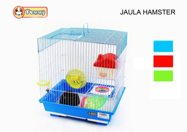 Jaula de hamsters 34.5X28X37.5CM - Accesorios para mascotas
