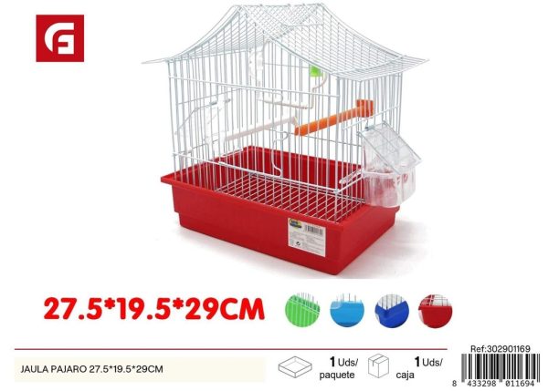 Jaula para pájaros 27.5*19.5*29 cm - Accesorios de mascotas