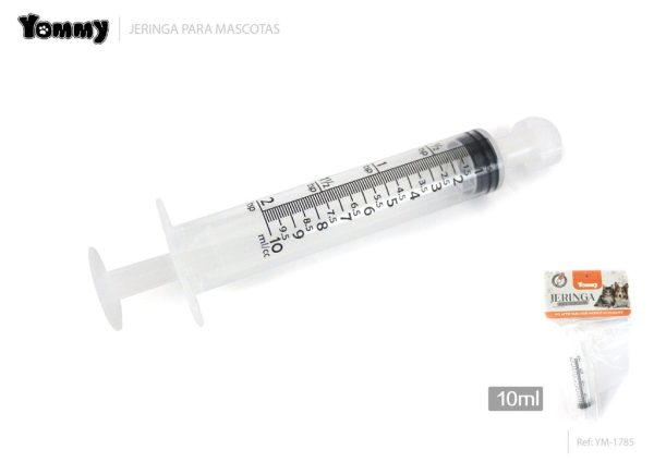 Jeringa para mascotas 10ML - Utensilio veterinario