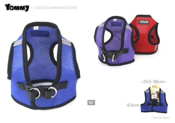 Chaleco reflectante para perros M para seguridad y visibilidad
